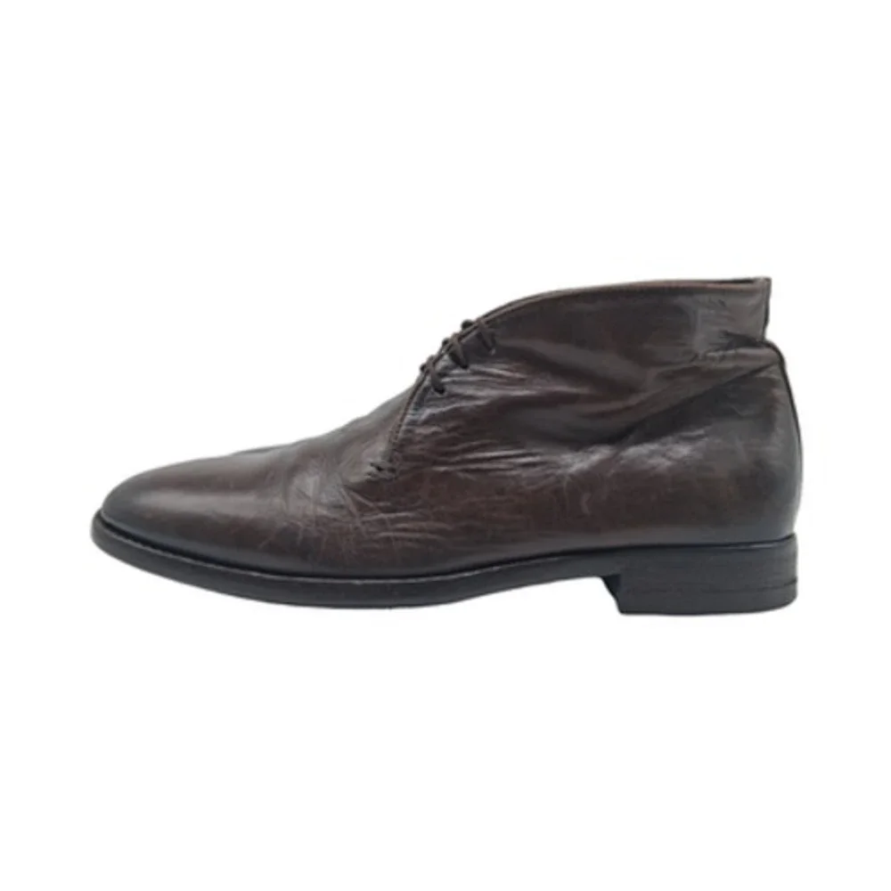 To Boot New York Boots Mens Size 7.5 Brown Leather Chukka Ankle Vibram